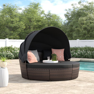 Patio lounge with discount canopy